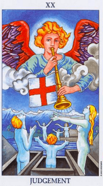 Carta El Loco del tarot Rider-Waite mostrando a un joven caminando al borde de un precipicio con una rosa blanca y un perro a su lado.