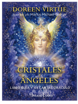 Cristales y Ángeles Oráculo – 44 cartas y libro guía inspirador en español