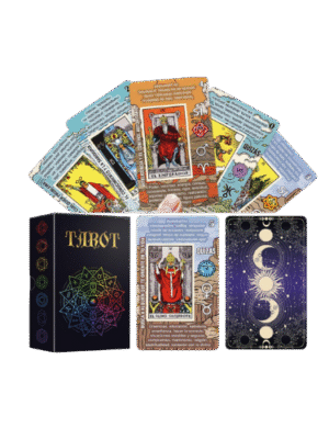 Tarot para Principiantes – 78 Cartas con Significados Impresos (Guía Esencial en Español)