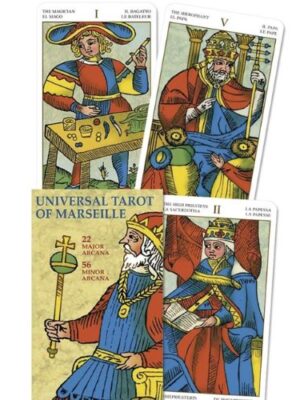 Tarot Universal de Marsella – 78 Cartas + Libro (Guía Esencial del Marsella)