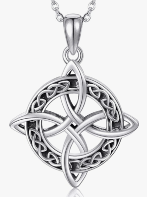 Collar Nudo de Bruja de Plata – Amuleto Mágico 925