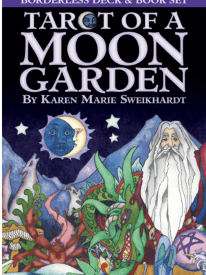 Tarot of a Moon Garden mazo de tarot ilustrado con simbolismo lunar y criaturas mágicas