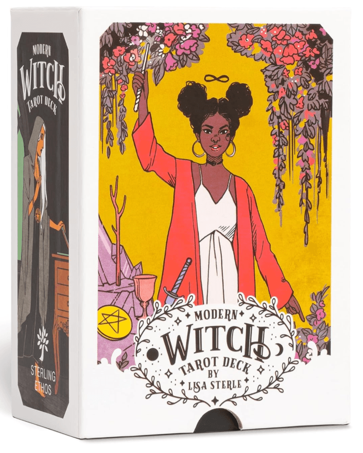Modern Witch Tarot mazo de tarot contemporáneo con ilustraciones modernas y simbología clásica