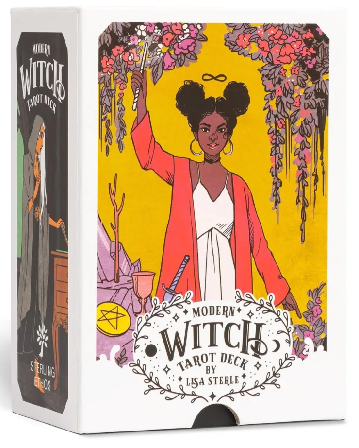 Modern Witch Tarot mazo de tarot contemporáneo con ilustraciones modernas y simbología clásica