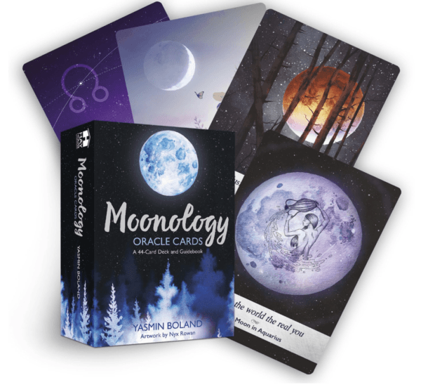 Moonology Oracle Cards mazo de cartas oráculo inspirado en la astrología lunar y las fases de la luna