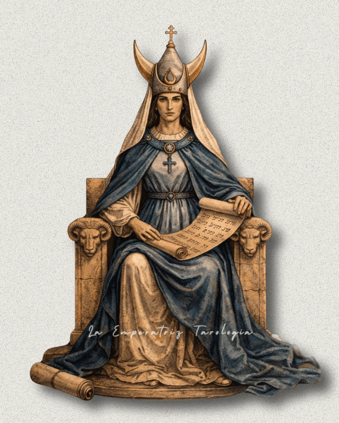 Ilustración del arcano El Loco del tarot inspirada en el Rider-Waite, creación visual de La Emperatriz Tarología
