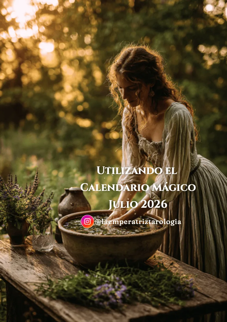 Calendario Mágico agosto 2026 – La Emperatriz Tarología
