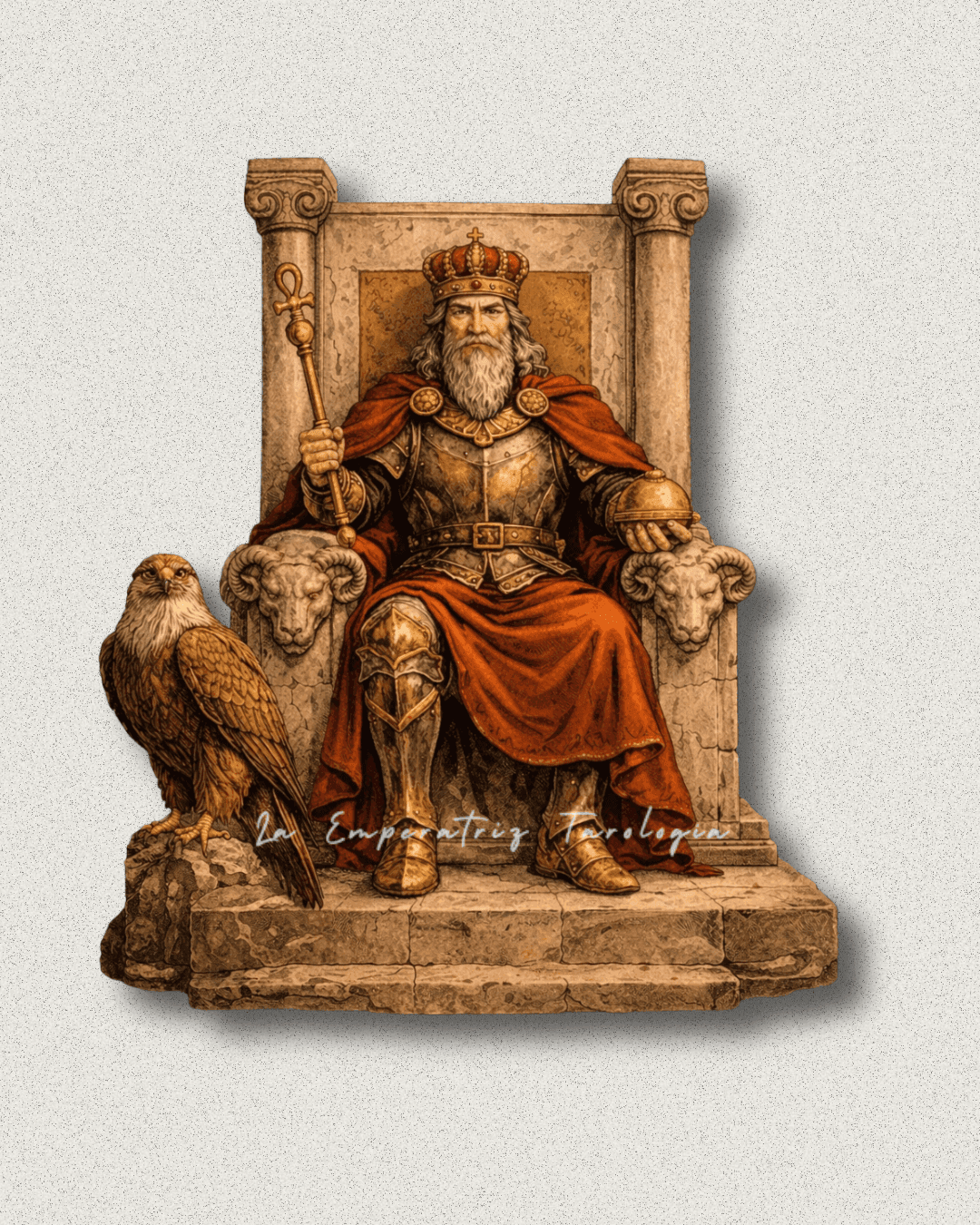Ilustración del arcano El Loco del tarot inspirada en el Rider-Waite, creación visual de La Emperatriz Tarología
